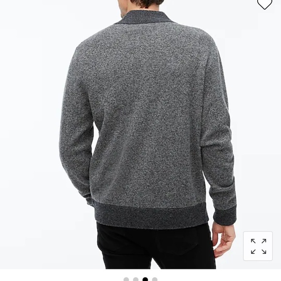 J.Crew • Lambswool Bomber - Picture 3 of 5